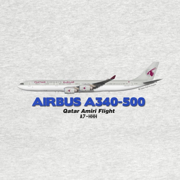 Airbus A340-500 - Qatar Amiri Flight by TheArtofFlying